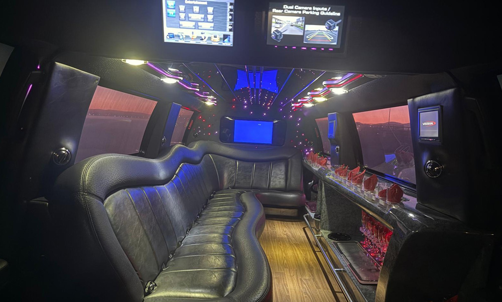 14 passenger lincoln navigator limo interior