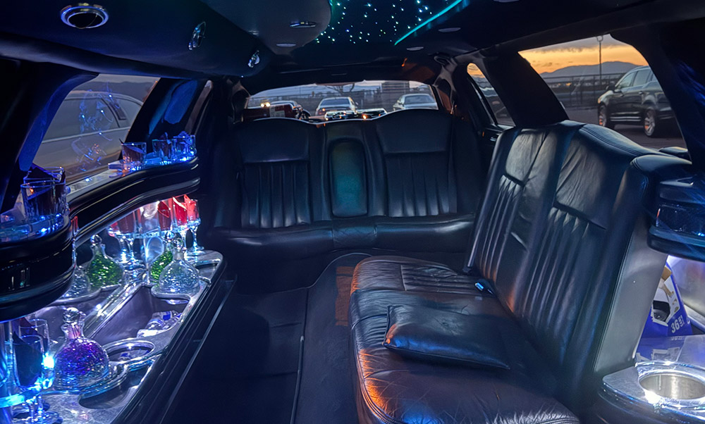 lincoln limo interior