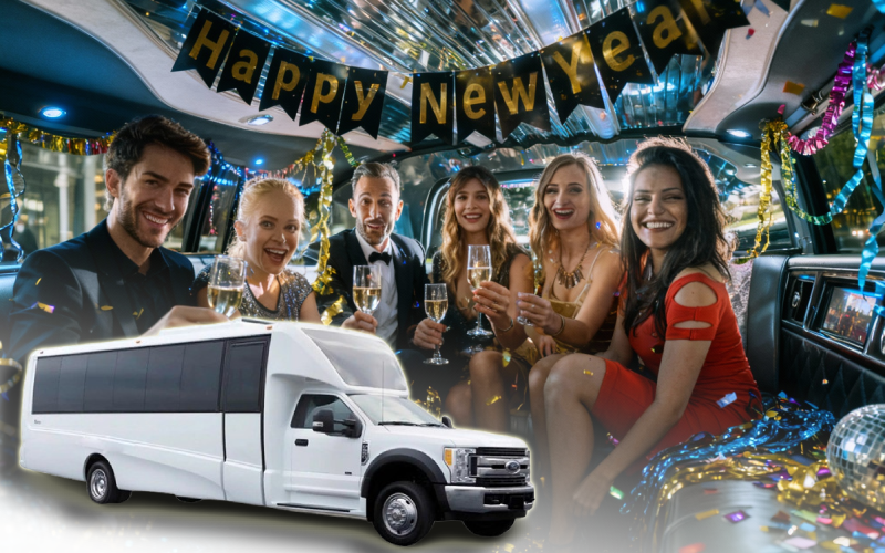 new year party bus