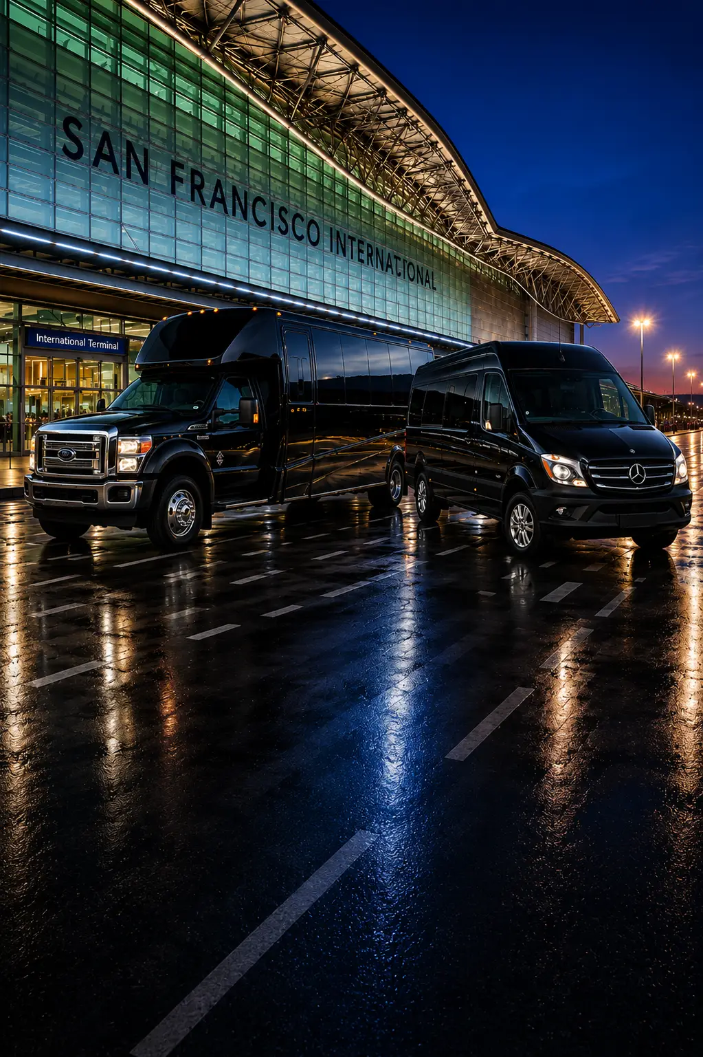 premium airport limo rental service