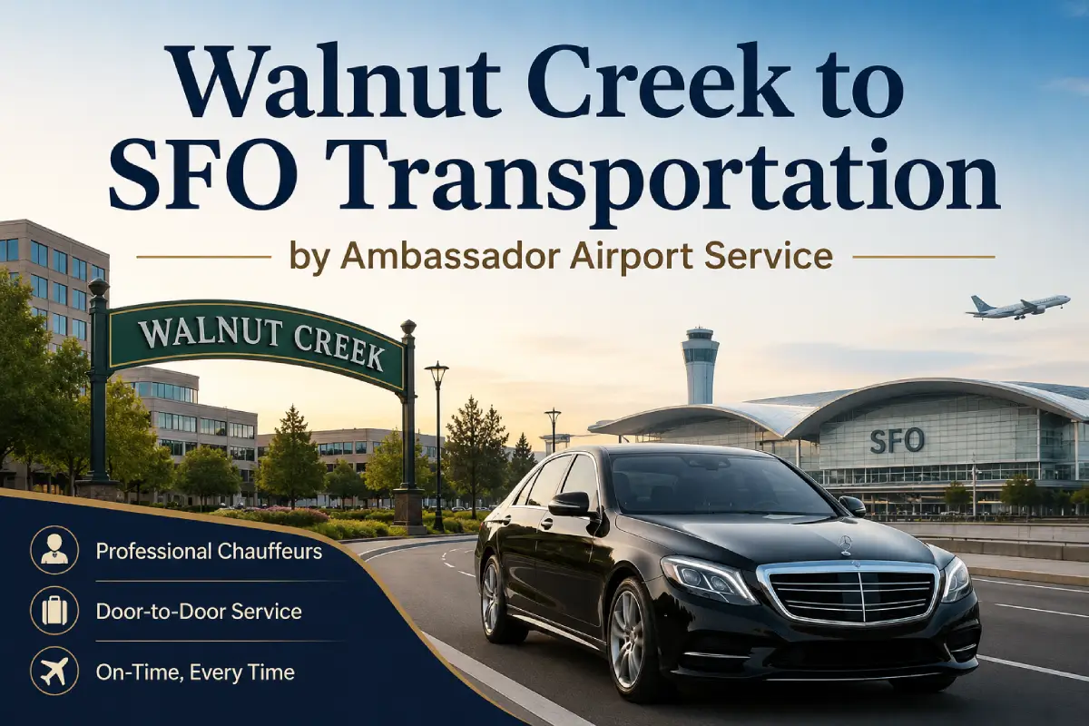 walnut creek to SFO Transportation